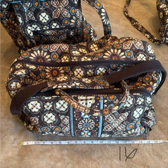 Three Piece Vera Bradley Set in the Retired Canyon Pattern - Picture 6 of 10